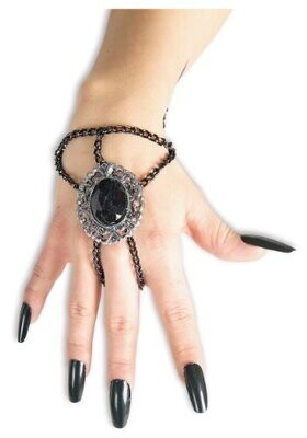 Costume Accessory-Wrist Chain with Medallion-1pkg