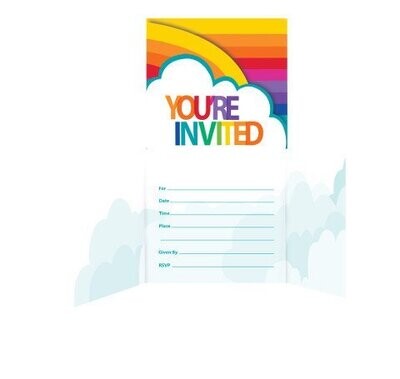 Invitations-Rainbow-8pkg