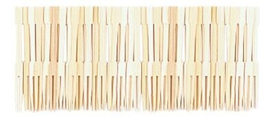 Cocktail Forks- Bamboo- 70pk/3.5"