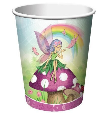 Paper Cups-Fancy Fairy-8pkg-9oz - Discontinued