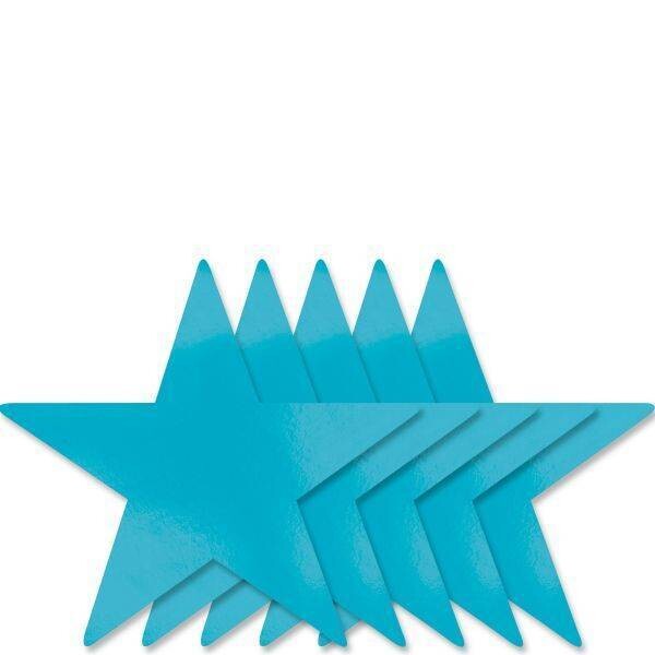 Cutouts-Star-Turquoise-9&#39;&#39;-Foil