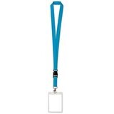 Lanyard-Blue with Card Holder-1pkg-25&quot;