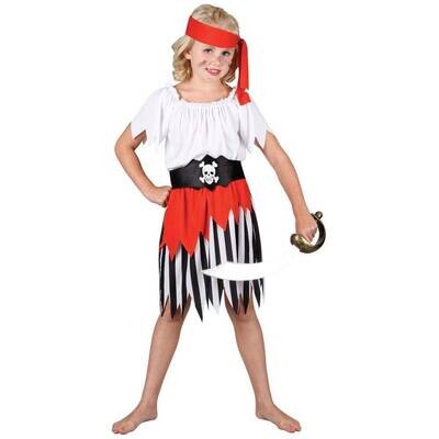 Costume-Pirate Girl-Kids Medium