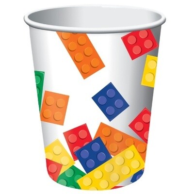 Paper Cups-Block Party-8pkg-9oz - Discontinued