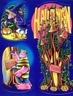 Window Clings-Assorted Halloween-1pkg-1 Sheet