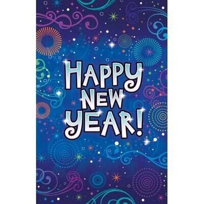 Table Cover-New Year-Midnight Festives-Paper-54&#39;&#39; x 96&#39;&#39;