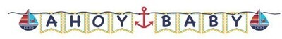 Banner-Ribbon-Ahoy Matey Baby Shower-1pkg-5.5ft