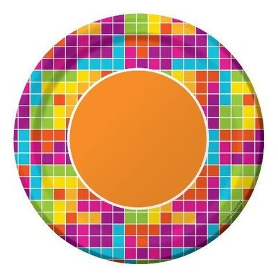 Plates-BEV-Get Nerdy-8pkg-Paper - Discontinued