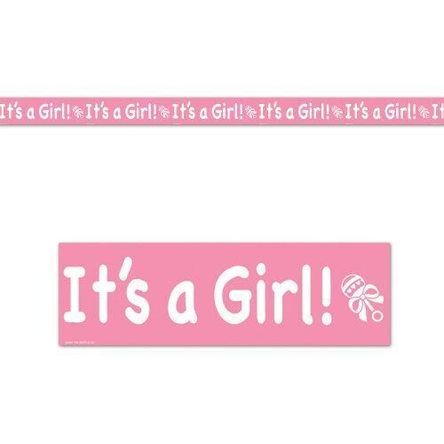Party Tape-It&#39;s a Girl-20ft x3in