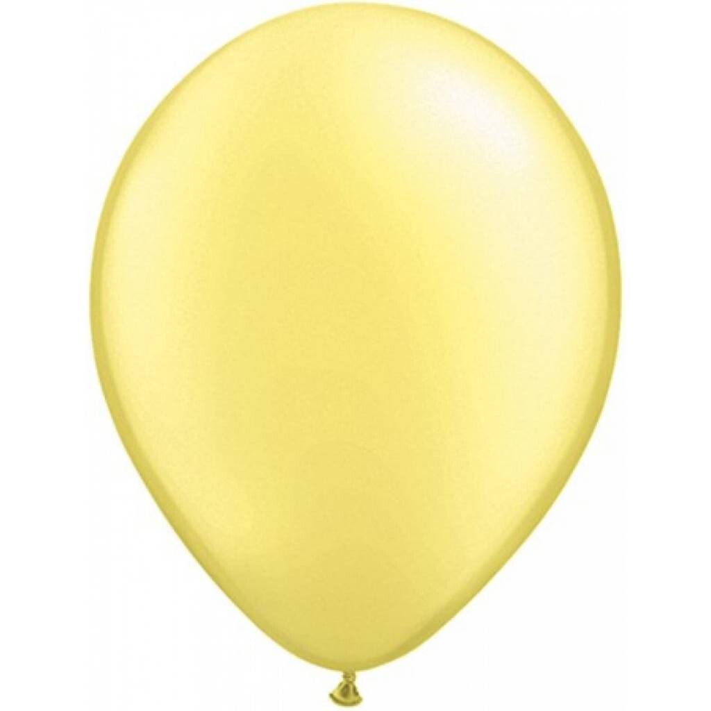 Metalic Balloons-Pearl Lemon Chiffon