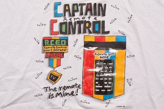 T-shirt - Captain remote control-XL