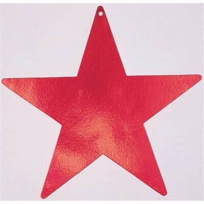 Cutouts-Star-Red-12&#39;&#39;-Foil