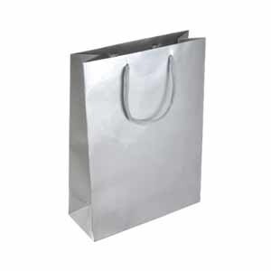 Gift Bag-Mini-Silver-7.75''