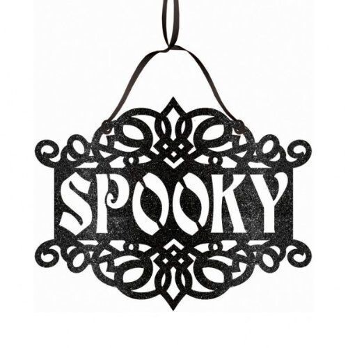Cutout-Halloween-Spooky-w/Glitter