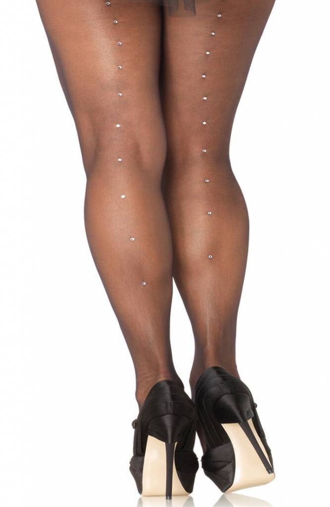 Costume Accessory-Rhinestone Tights-1pkg