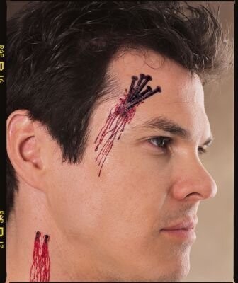 Temporary Tattoos-Blood and Bullet Holes-1 Sheet