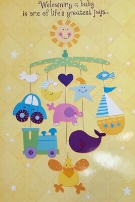 Jumbo Card-Baby Shower-1pkg-24&quot;x17&quot;