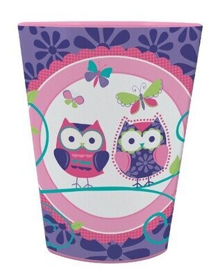 Plastic Cup-Owl Pal-1pkg-16oz