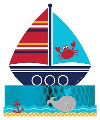 Centerpiece-Honeycomb-Ahoy Matey-1pkg-12&quot;