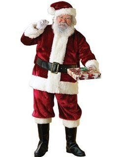 Rental-Deluxe Santa Costume-1 Day