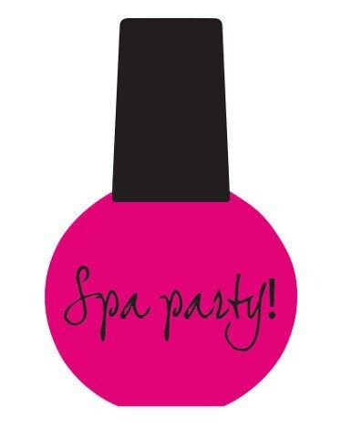 Invitations-Pink Zebra Boutique Spa Party-8pkg