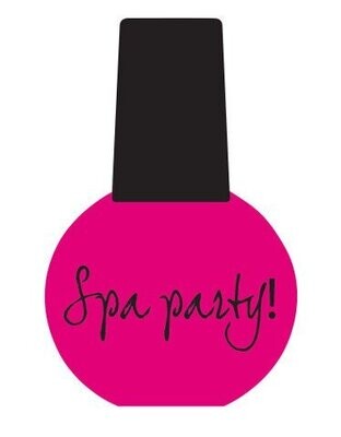 Invitations-Pink Zebra Boutique Spa Party-8pkg
