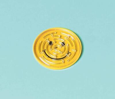 Favors-Puzzles Maze-Smiley Face-12pk