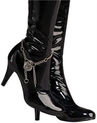 Costume Accessory-Police Badge Boot Jewel-1pkg