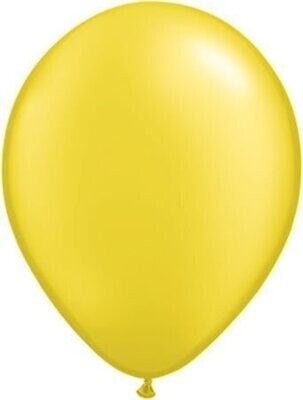 Latex Balloons-Pearl Citrine Yellow-100pkg-11&quot;