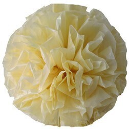 Pom Poms-Ivory-25pk