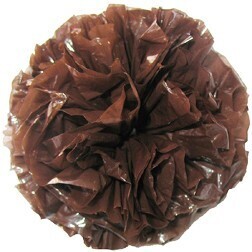 Pom Poms-Choc-25pk-Plastic