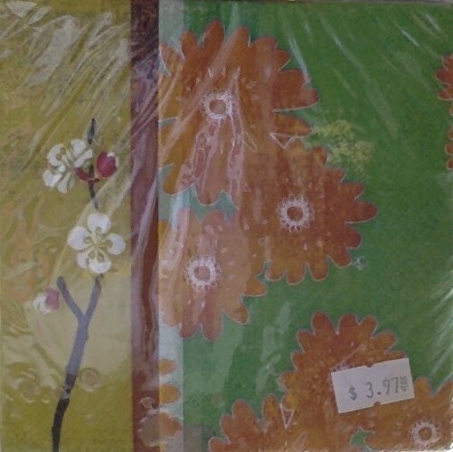 Napkins-BEV-Batik Blossom-16pkg-3ply (Discontinued/Final Sale)