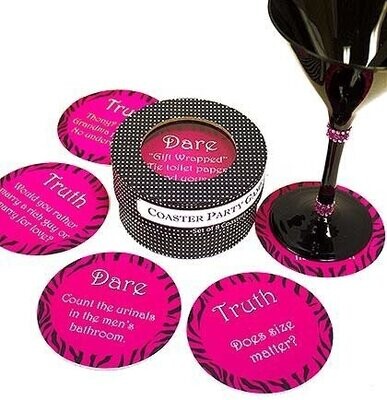 Coaster Party Game-Truth or Dare
