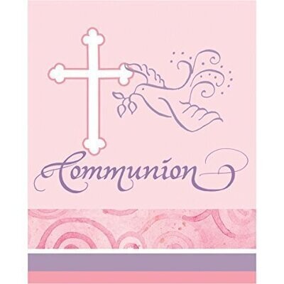 Invitations-Communion Pink-8pk