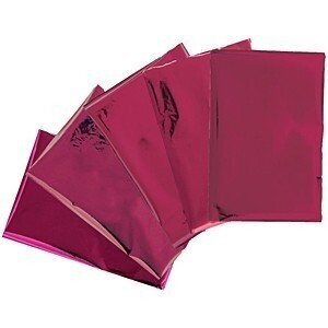 Metallic Foil Sheets-Plum-5pk