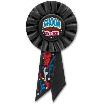 Award Ribbon-Groom To Be-1pkg-6.5&quot;
