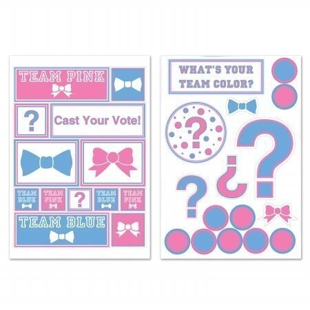 Decals- Gender Reveal-11.75inx17in-2pk