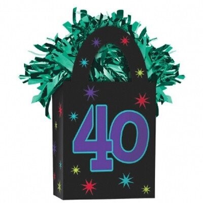 Balloon Weight-40th Birthday-5.7oz