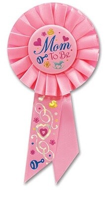 Award Ribbon-Mom To Be-1pkg-6.5&quot;