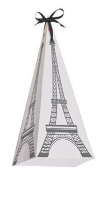 Favor Boxes-Cone-Party in Paris-8pkg-Paper