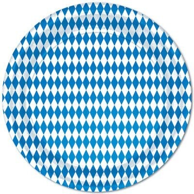 Luncheon Paper PLates-Oktoberfest-8pkg-Paper