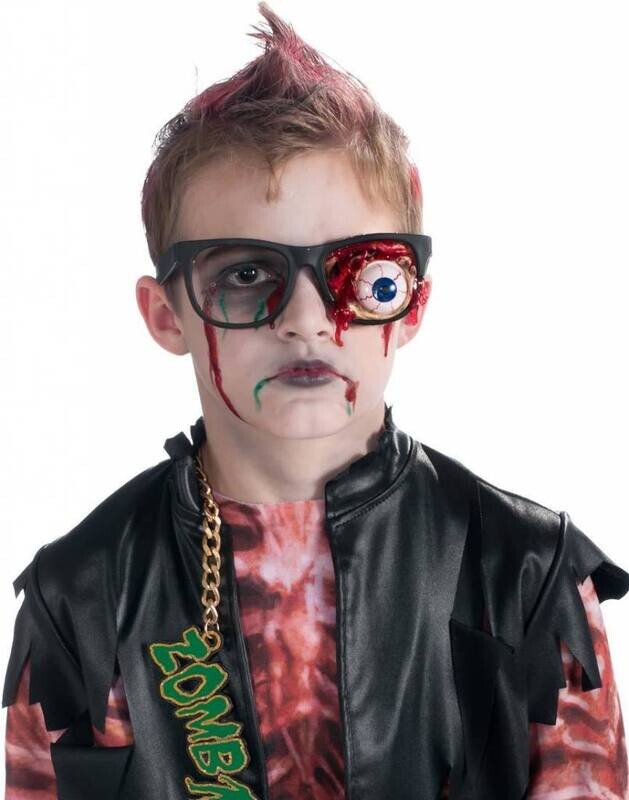 Costume Accessory-Prosthetic Eyeball Glasses-1pkg