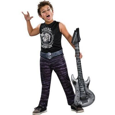 Costume-Rock Hero-Kids Medium