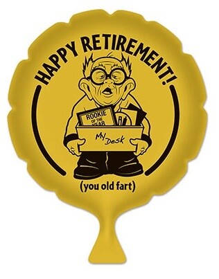 Whoopee Cushion-Happy Retirement-1pkg-8&quot;