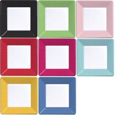 Paper Plates Square 12pc