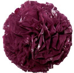 Pom Poms-Burgundy-Plastic-25pk