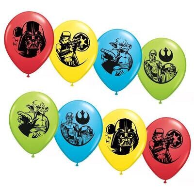 Latex Balloons-Star Wars-6pkg-12&quot;