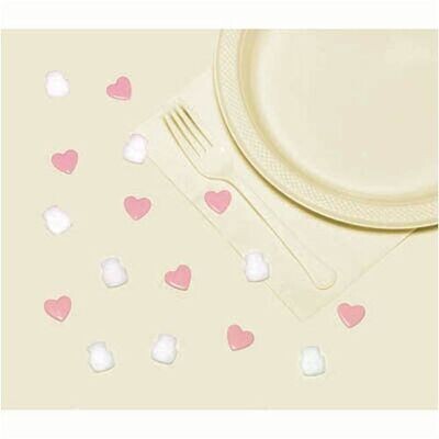 Table Sprinkles-White and PInk-16pk