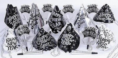 Party Kit-Happy New Year Starlight for 100-1pkg