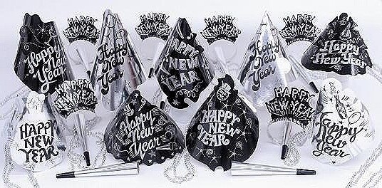 Party Kit-Happy New Year Starlight for 100-1pkg